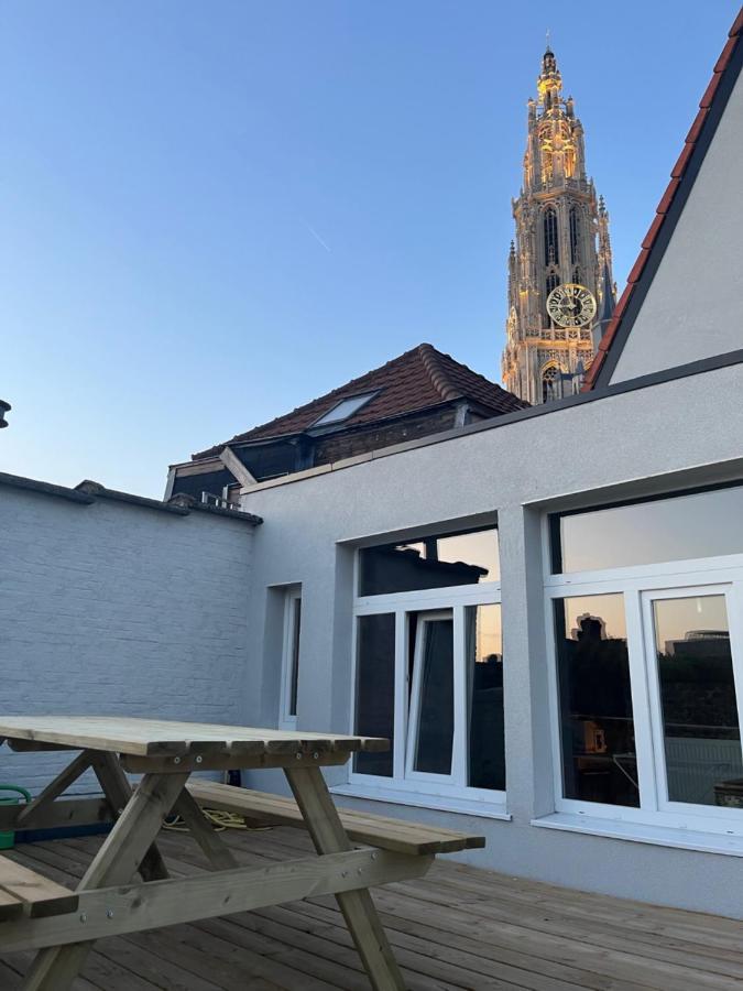 Rooftop Apartment With 60M Terrace Overlooking The Cathedral Antwerpen Ngoại thất bức ảnh